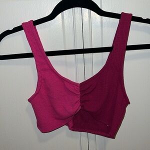 Two toned crop top